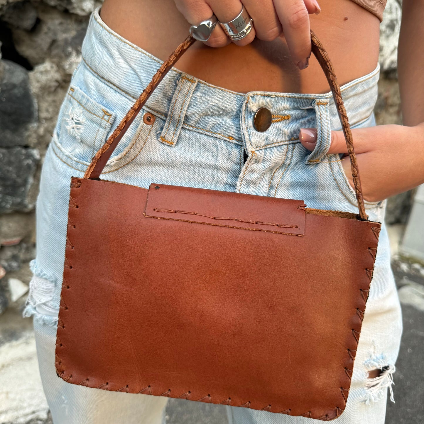 Leather Bag Camel