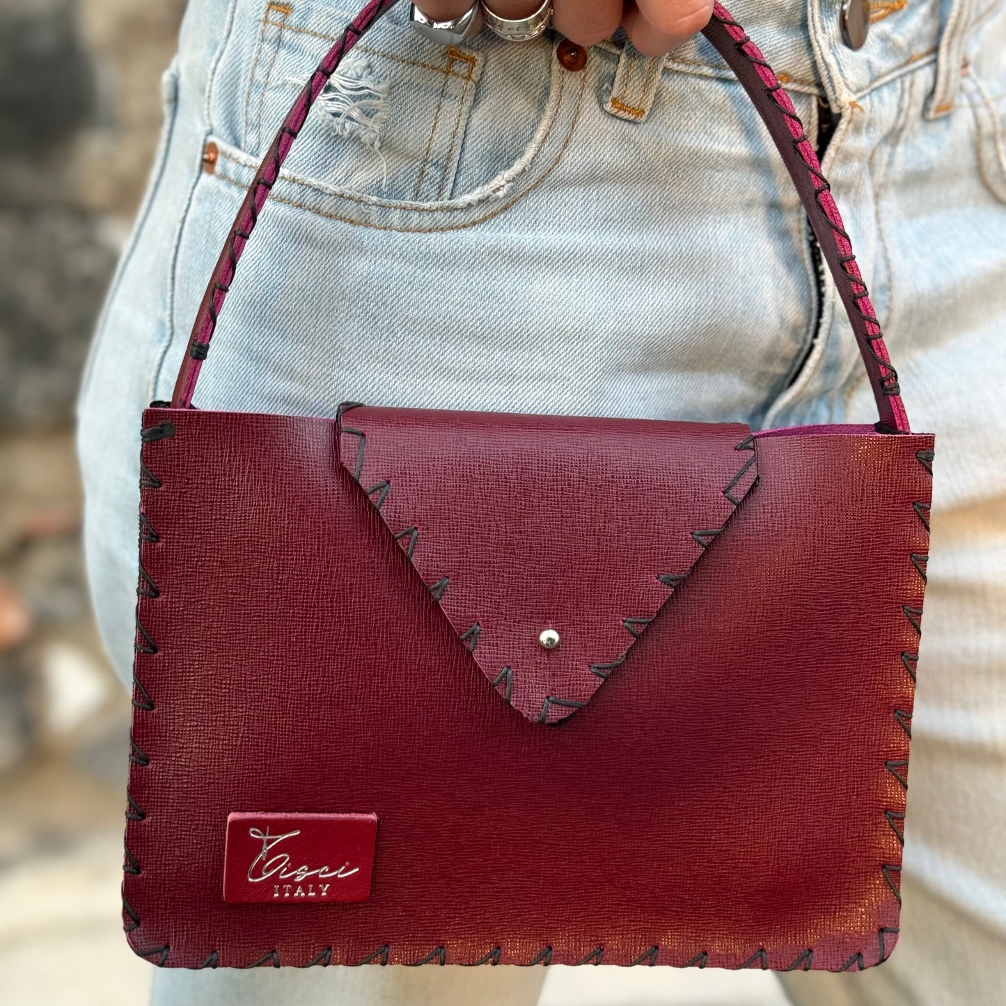 Leather Bag Cherry