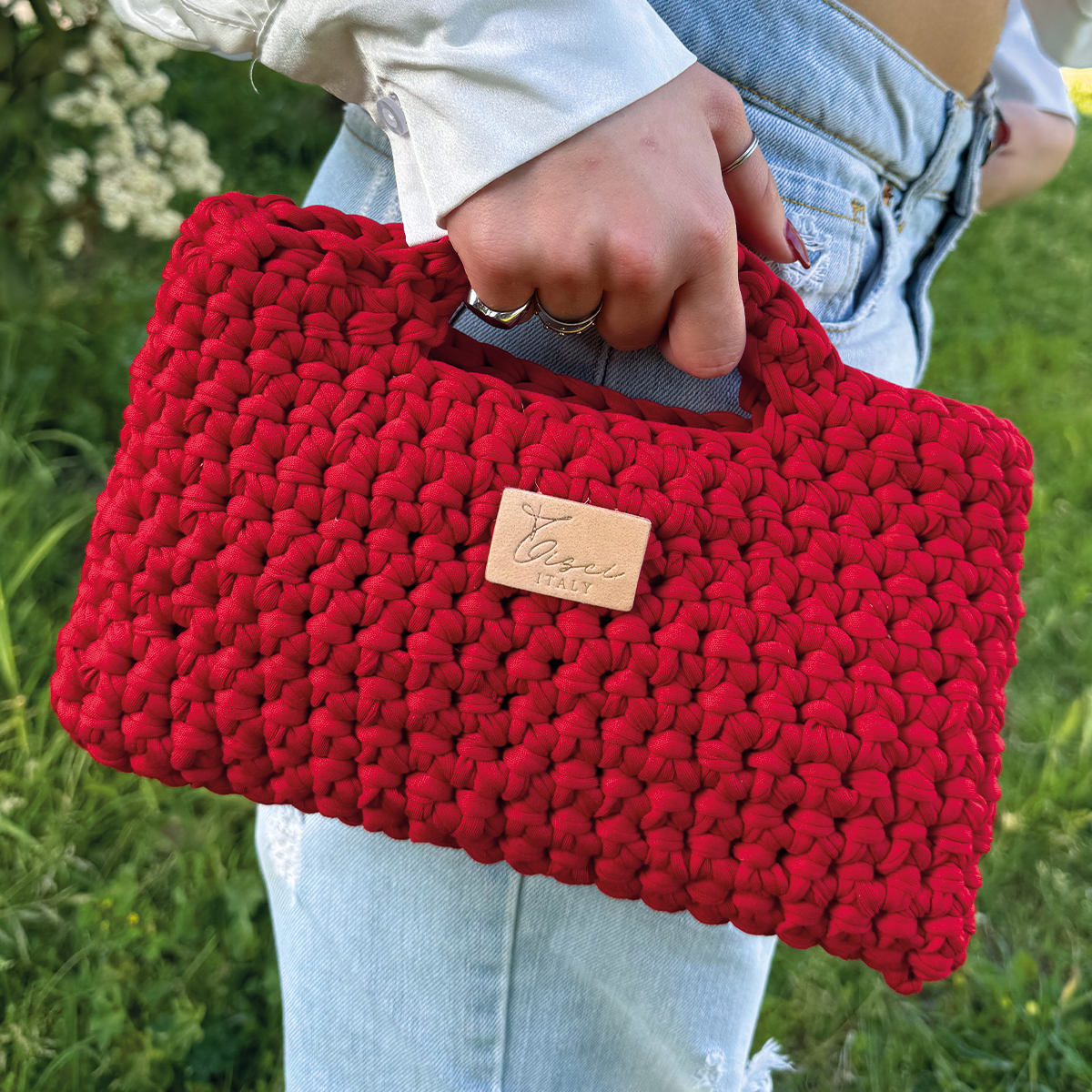 Hand Bag Cherry